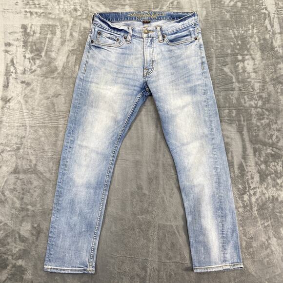 American Eagle Core Flex Slim Jeans Men's Size 28x28 Light Blue Denim - Picture 1 of 10